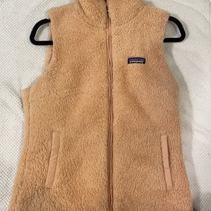 Patagonia Tan Fleece Vest